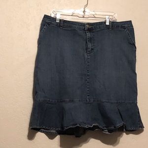 Denim skirt